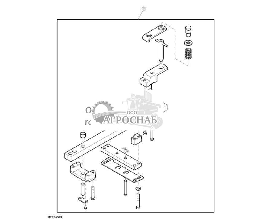 Навесное оборудование, тяговая штанга, категория III 